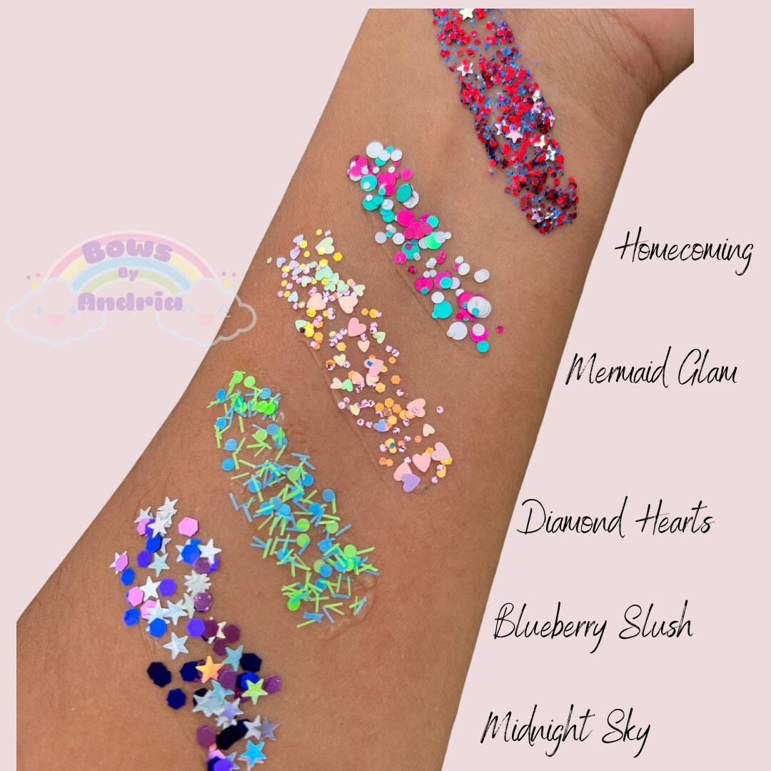 Glitter Hair Gel Etsy