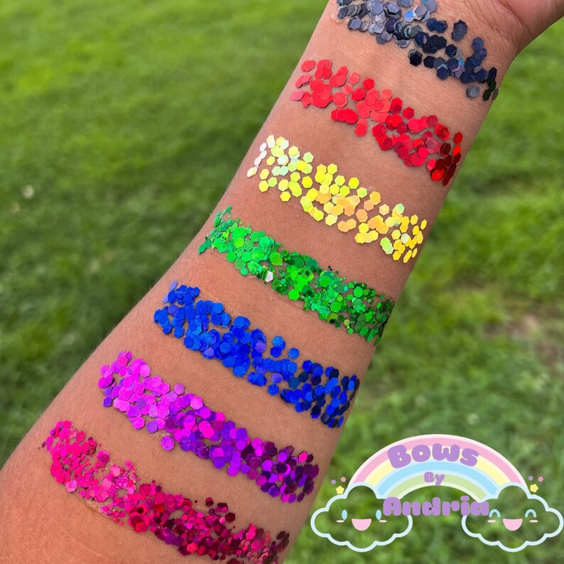 Glitter Hair Gel Etsy