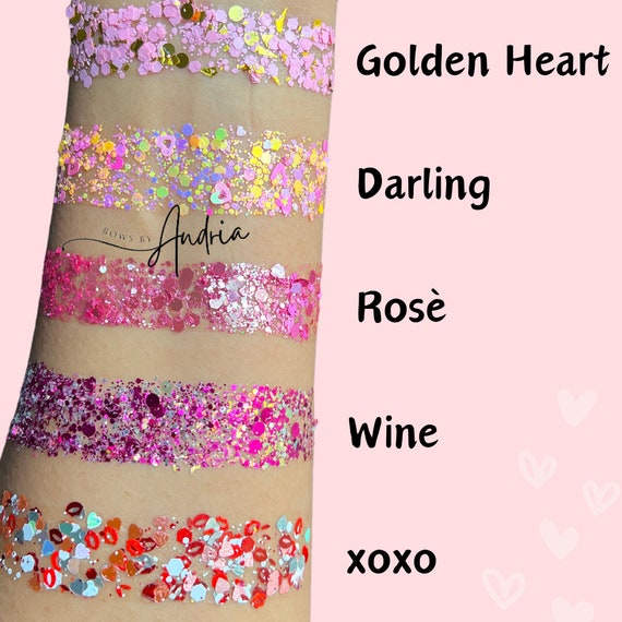 Valentines glitter Hair Gel