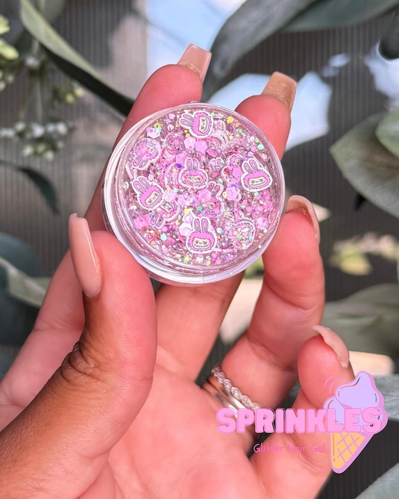 Monster glitter hair gel