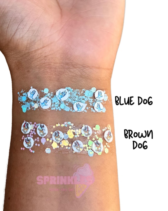 Blue Dog Glitter Hair gel