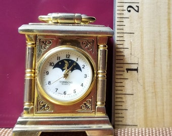 Battery Desk Clock Etsy