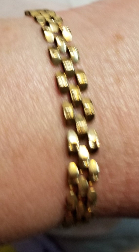 14K Gold Milor Chain Bracelet Italy 9.80g - image 2
