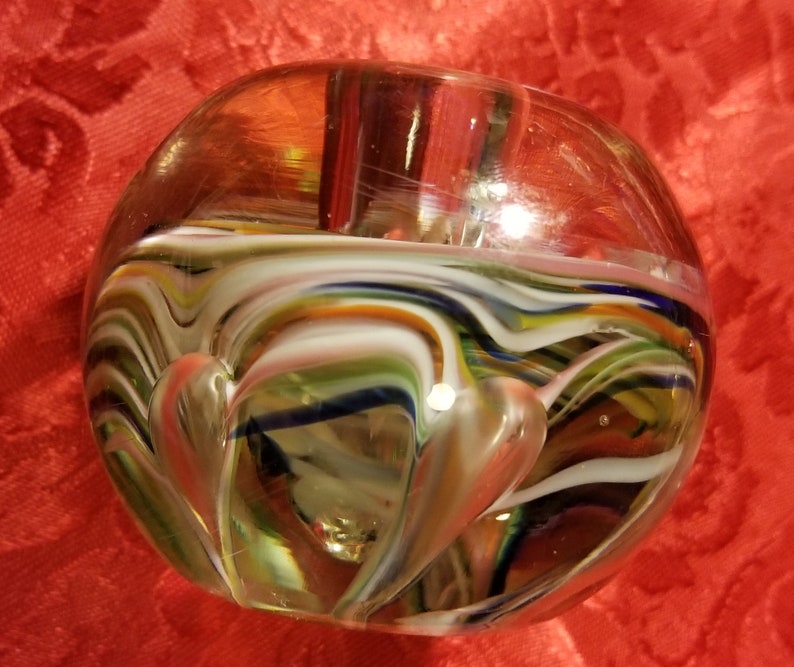 Art Glass Pen Holder Etsy