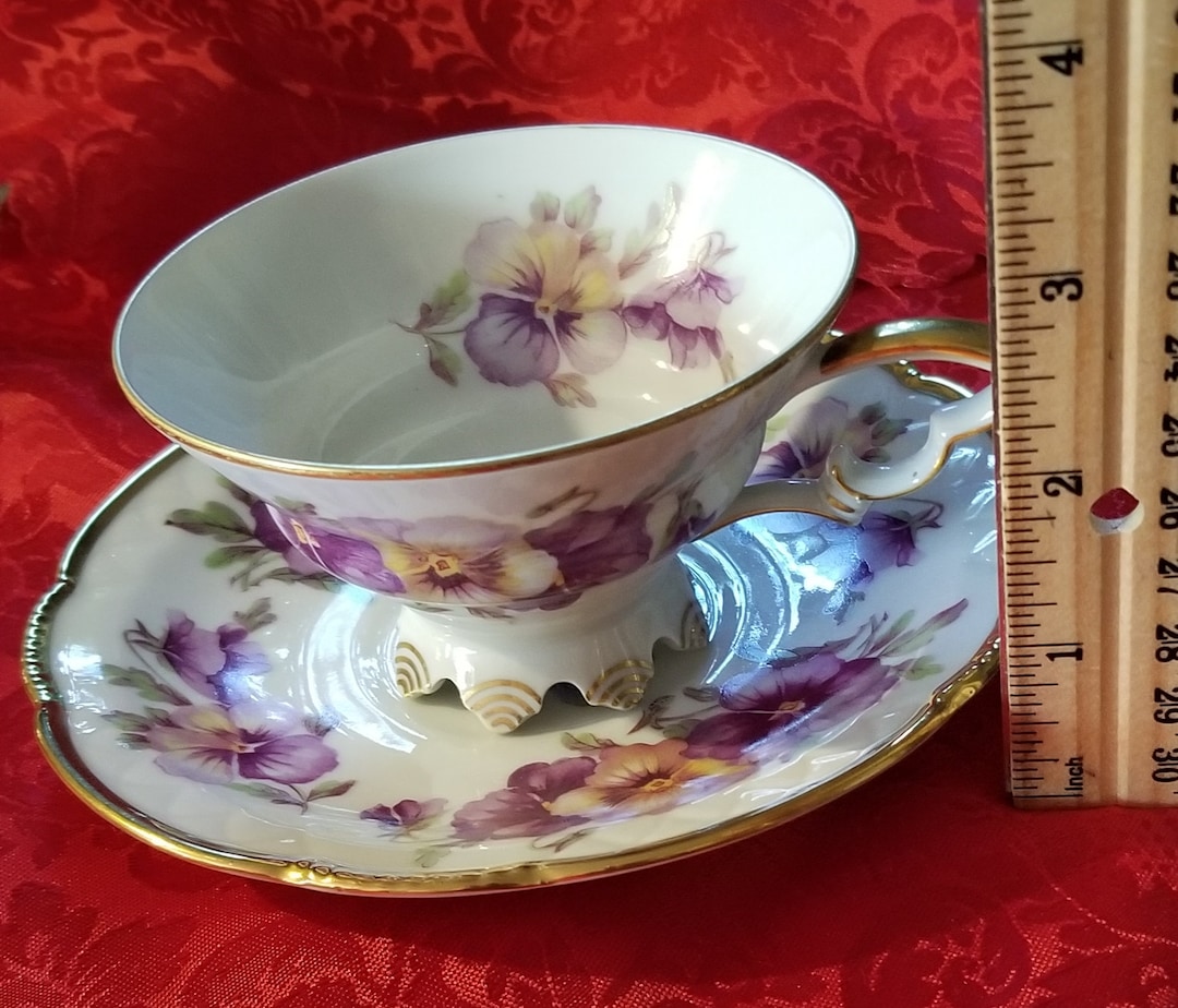 Vintage Mitterteich Bavaria Germany Porcelain Tea Cup and Saucer - Etsy
