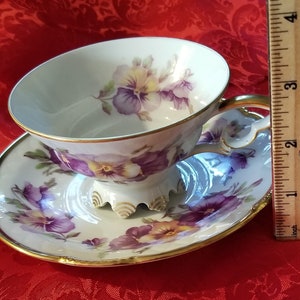 Vintage Mitterteich Bavaria Germany Porcelain Tea cup and saucer