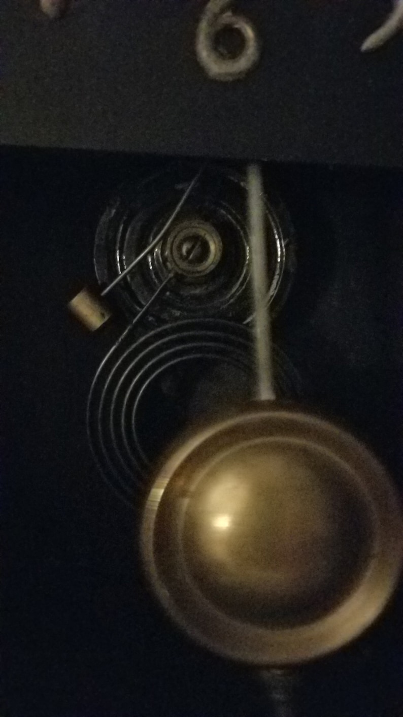 Antique Mission Mechanical Mantel Clock Runs,strikes,suddenly Stops Etsy