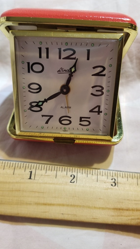Vintage Linden Mechanical Travel Clock With Alarm. Etsy