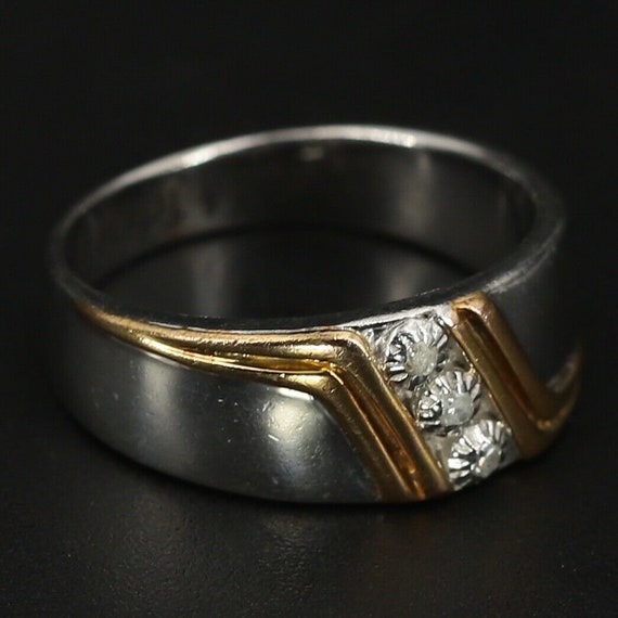 Sterling Silver Signed Bradford Exchange Diamond Accent Wedding