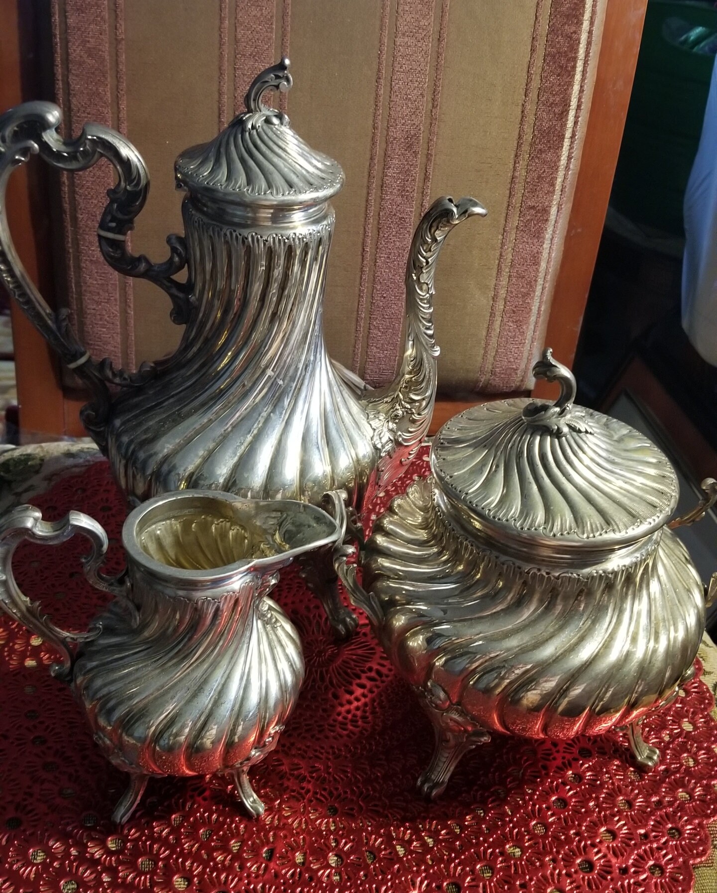 Sterling Silver Coffee and Tea Set - Main Image