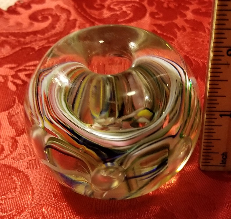 Art Glass Pen Holder Etsy