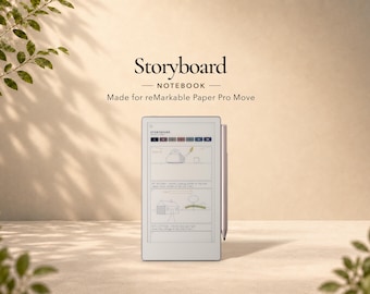 Storyboard Notebook per reMarkable Paper Pro Move / Storyboard Template per film, video e animazione