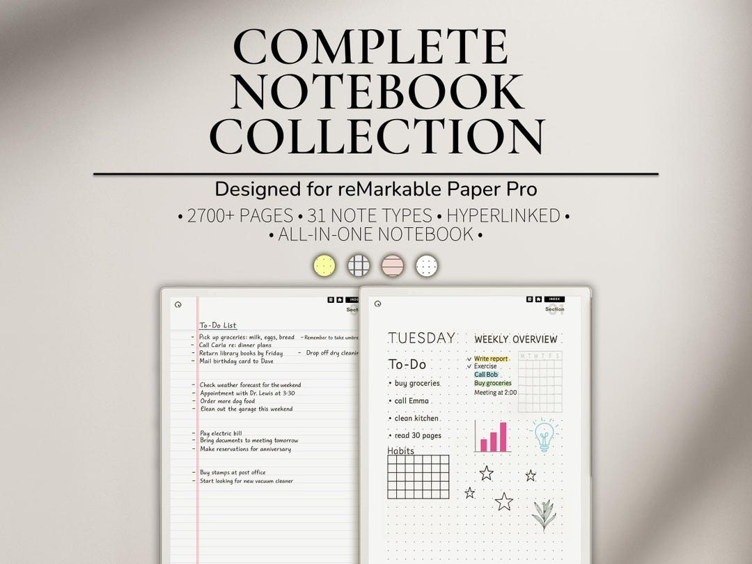 Gordon Gould Complete Notebook.pdf Complete Notebook Collection for Remarkable Paper Pro | Multicolor ...