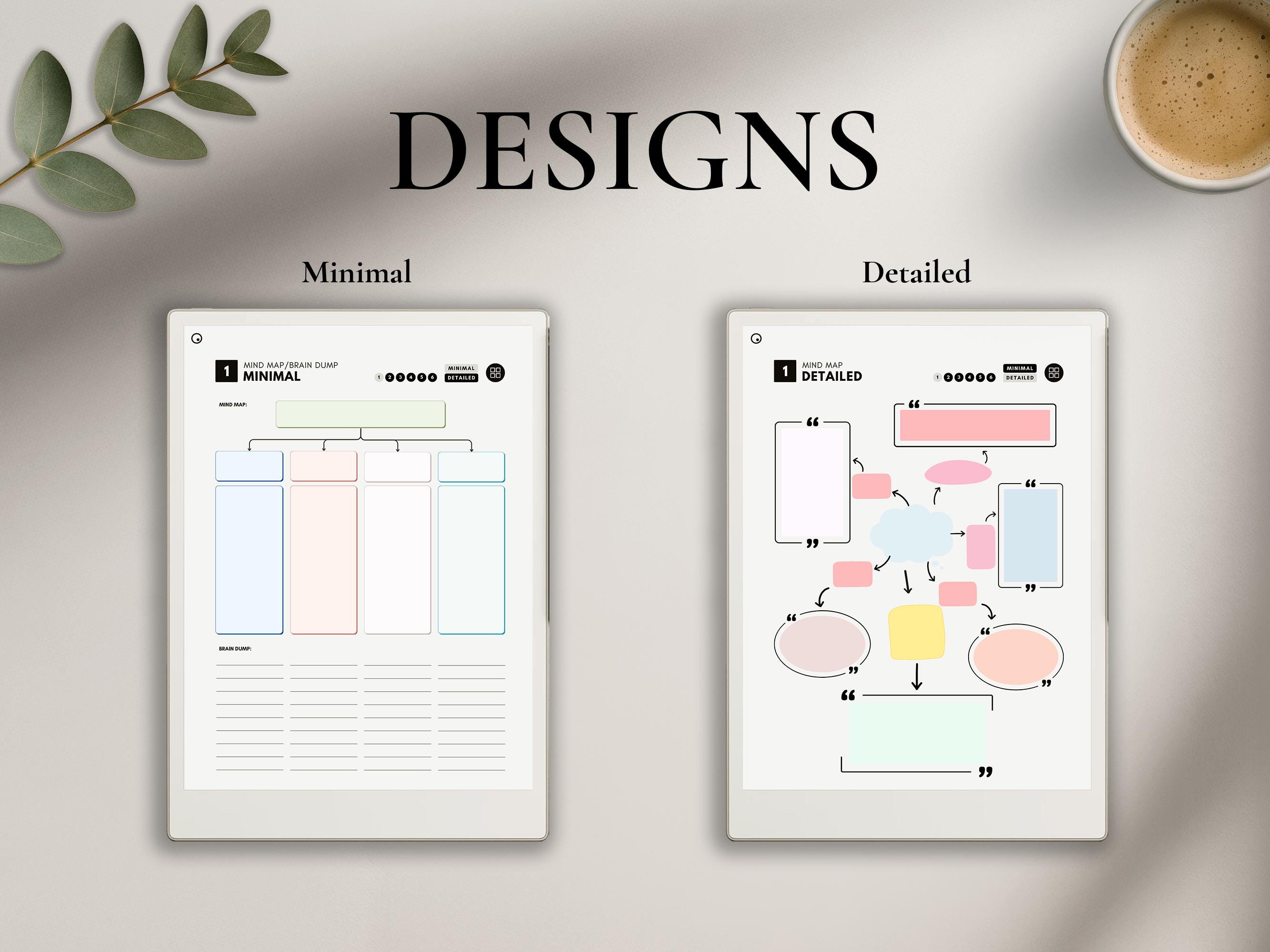Idea Planner for Remarkable Paper Pro | Brainstorming and Mind Map ...