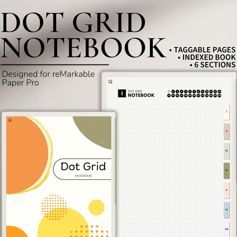 Dot Grid Notebook - Etsy
