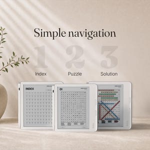 300 woordzoekpuzzels voor Kobo Libra Colour | Makkelijk, Gemiddeld, Moeilijk | Los op op je Kobo | Tik om een puzzel te starten afbeelding 4