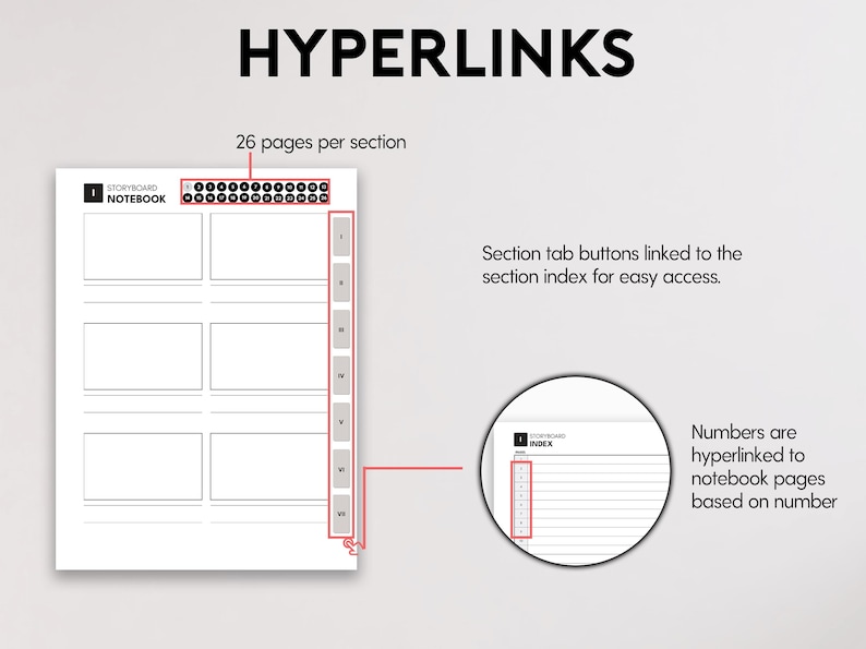 Storyboard Notebook Set for Remarkable 2 | Digital Notebook ...