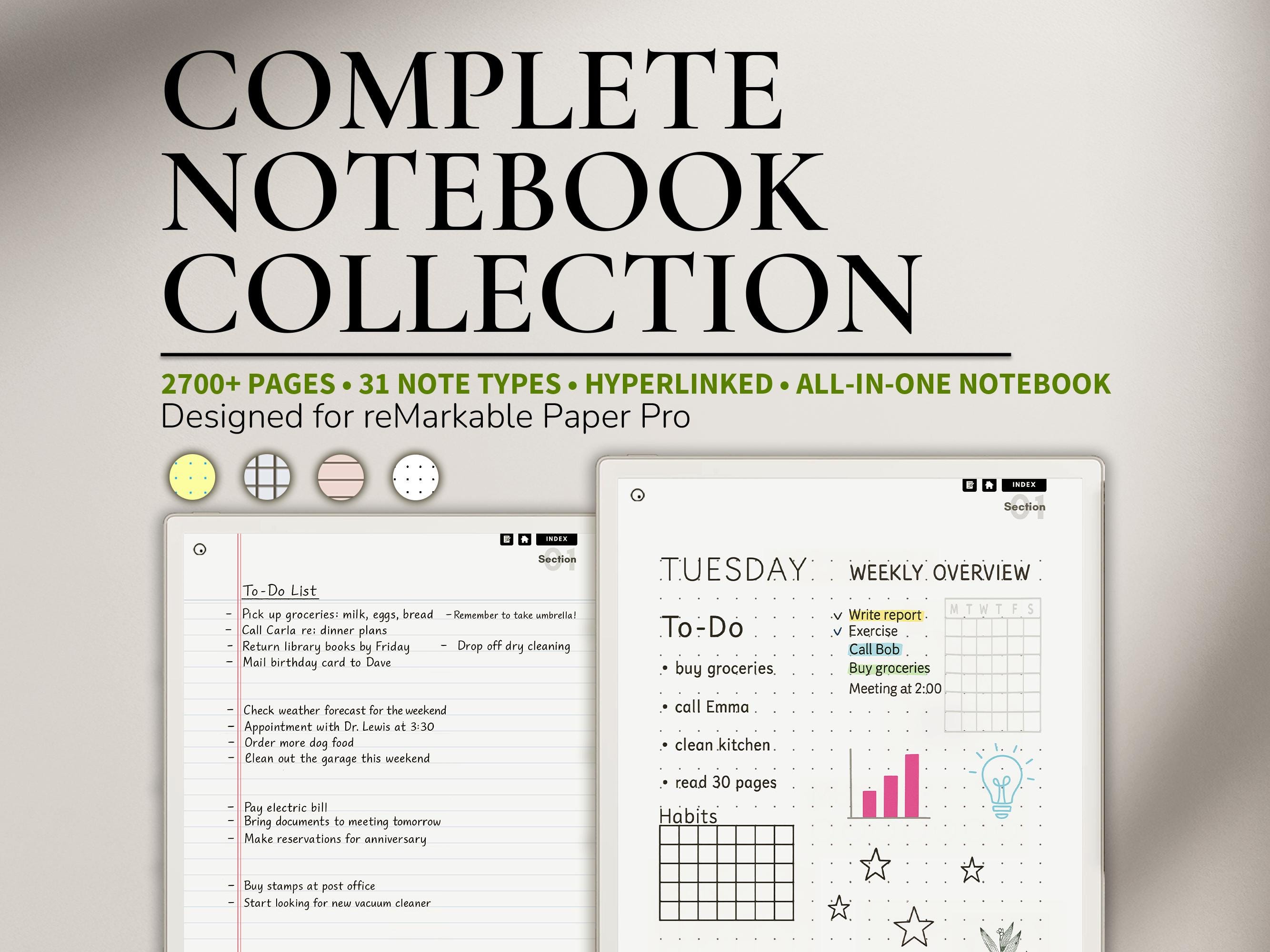 Gordon Gould Complete Notebook.pdf Complete Notebook Collection for Remarkable Paper Pro | Multicolor ...