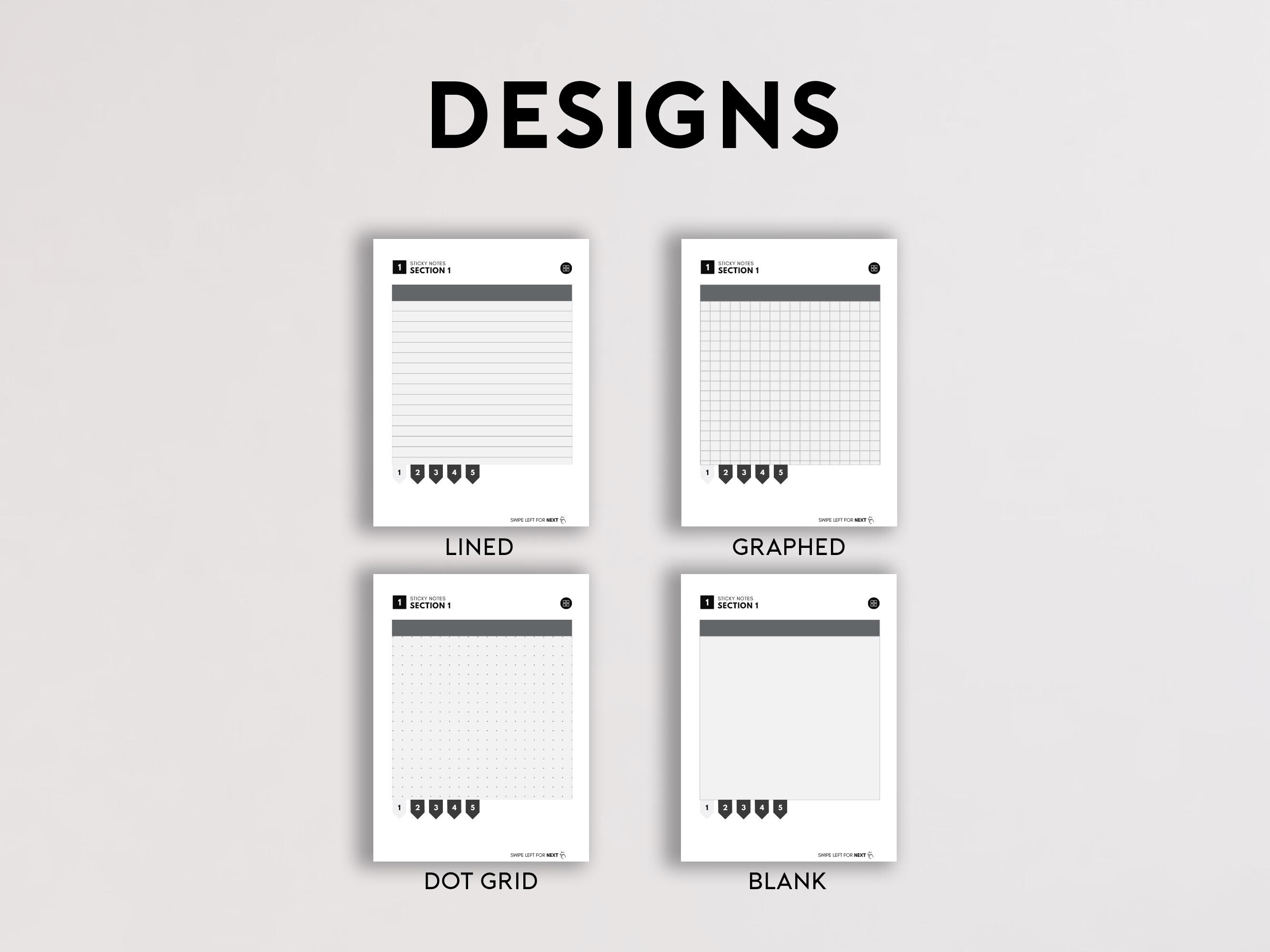 Sticky Note Pages for Remarkable 2 | Hyperlinked Digital Post-it ...