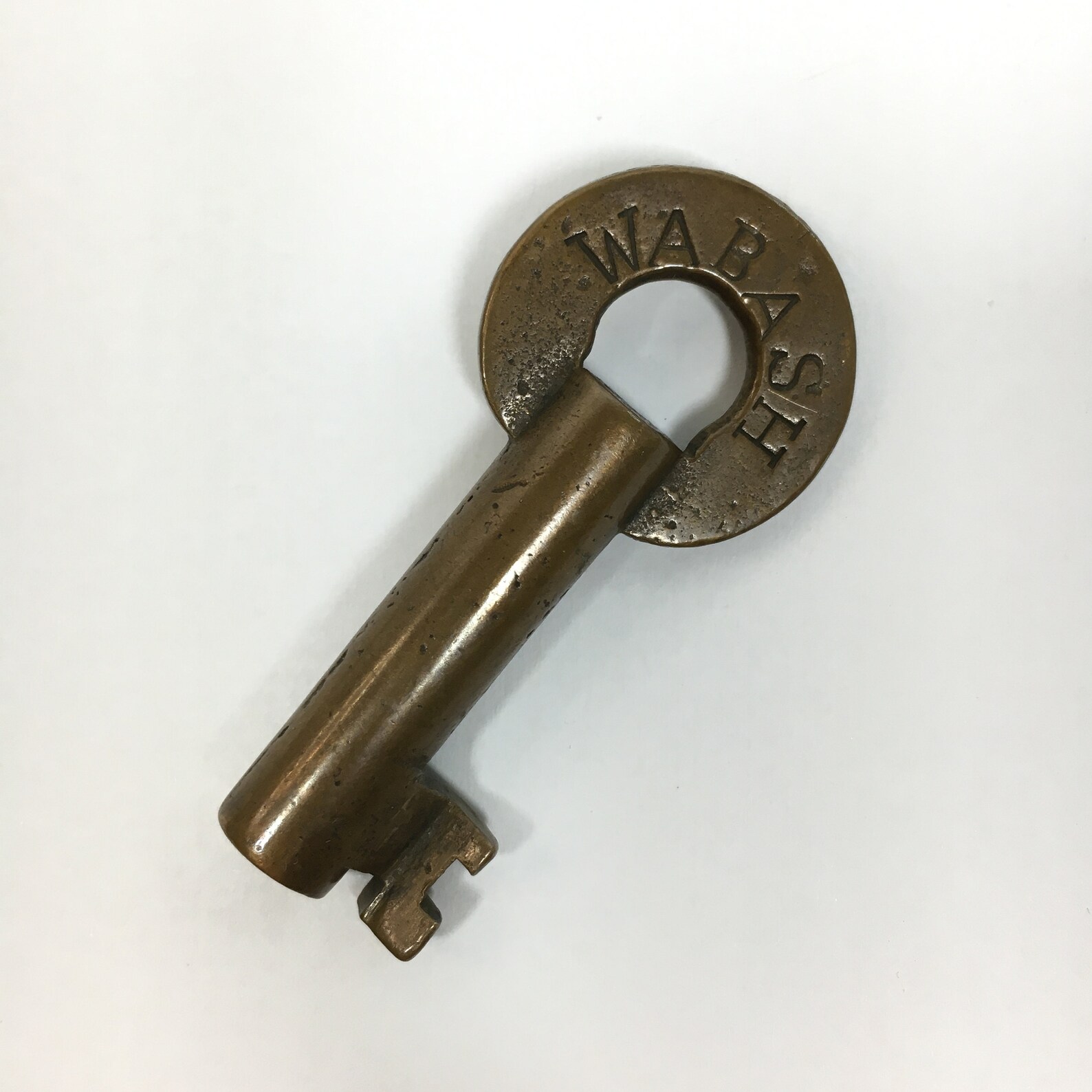 Wabash Brass Hollow Barrel Railroad KEY Train rr Slaymaker Etsy