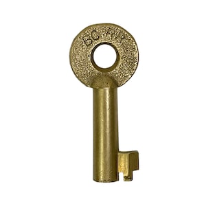 Buffalo Creek Railroad BCRR Brass Hollow Railroad Key • Adlake • New York Railway Switch Key