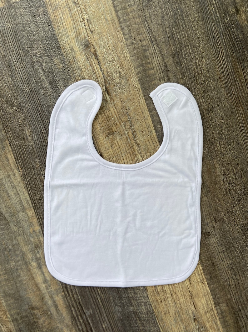 Baby Bib Sublimation Blanks White Etsy