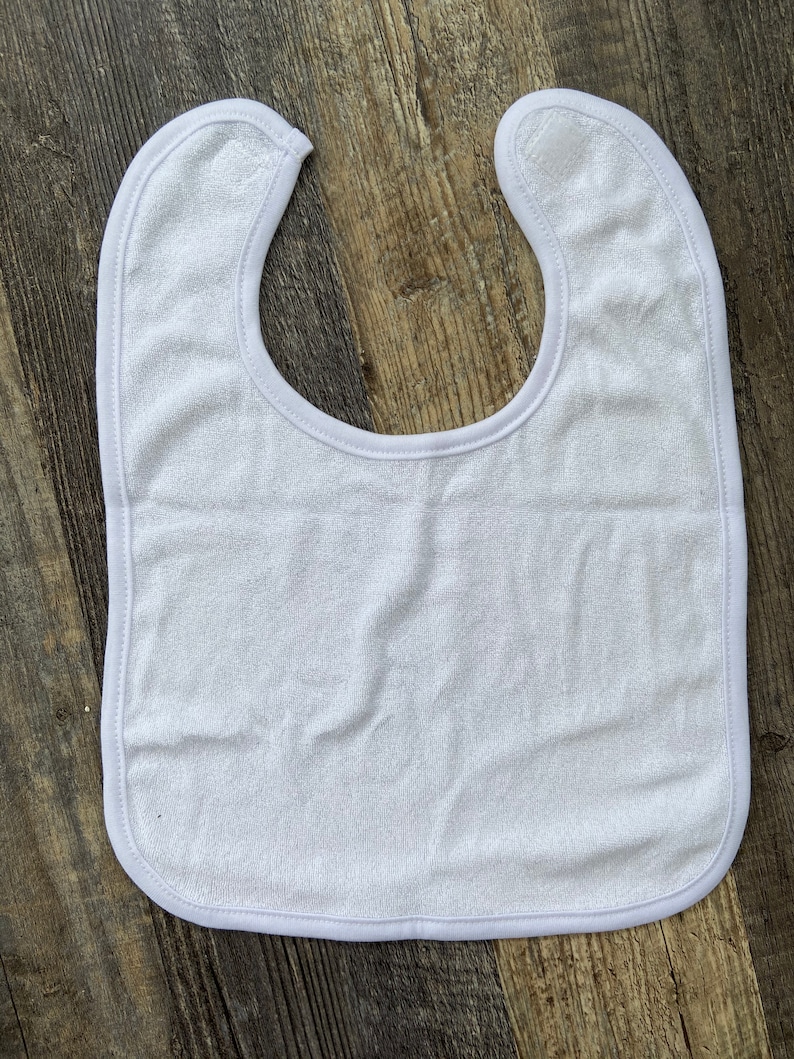 Baby Bib Sublimation Blanks White