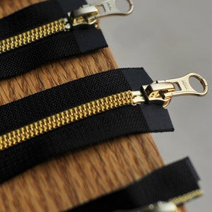 Metal Zipper YKK Fermeture éclair Zipper Zipper, Individual Lengths 4 Cm to  18 Cm, Not Separable For: Trousers, Skirts 