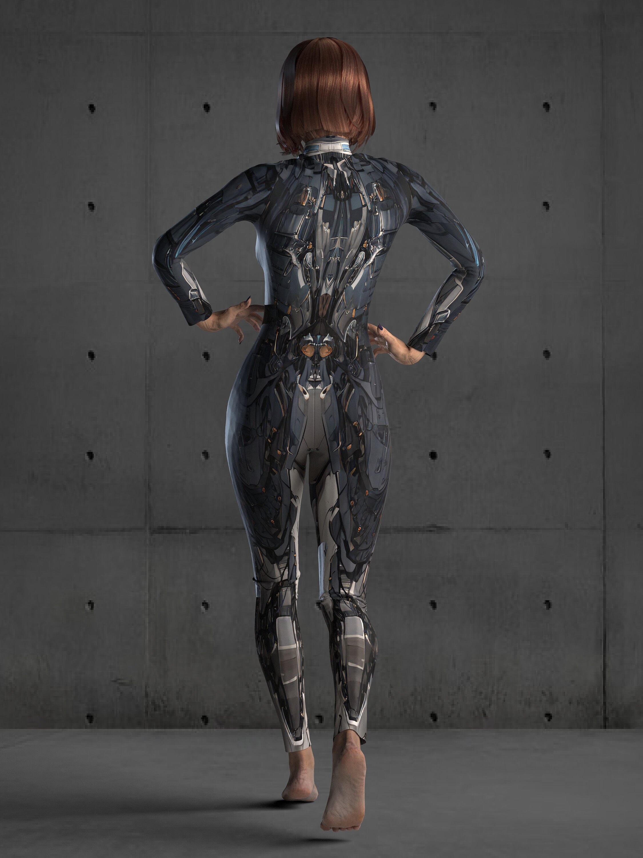 Cyborg Costume, Cyberpunk Rave Outfit, Futuristic Robot Cosplay - Etsy