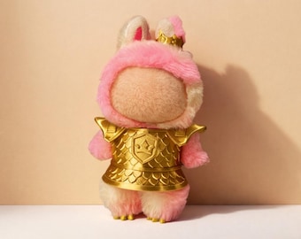 Customizable 3D Printed Knight Armor Costume for 17cm Monster Dolls Accessories (Crown + Armor)
