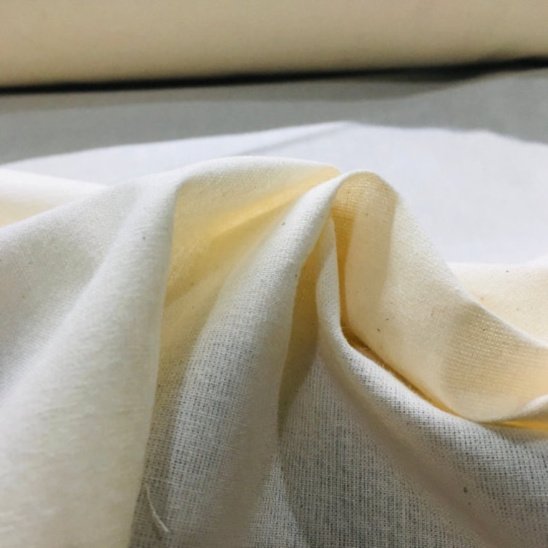 Muslin Muslin Fabric for Fashion Design 5 Yards Unbleached - Etsy