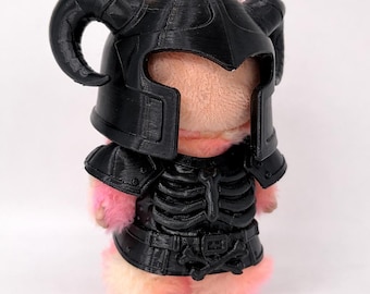 Customizable 3D Printed Skeleton Armor Costume for 17cm Dolls