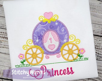 Princess Carriage / Personalized 1st Birthday Shirt