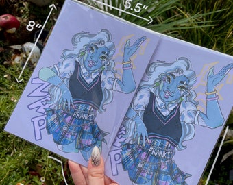 Frank Stein Monster School / mini stampa 5,5" x 8".