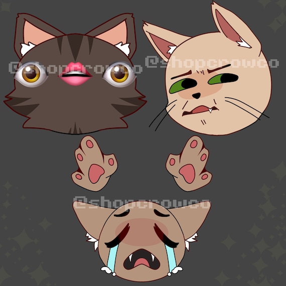 Discord Cat Emote / Emote Set Set of 3 Discord Emojis / Funny -  Sweden