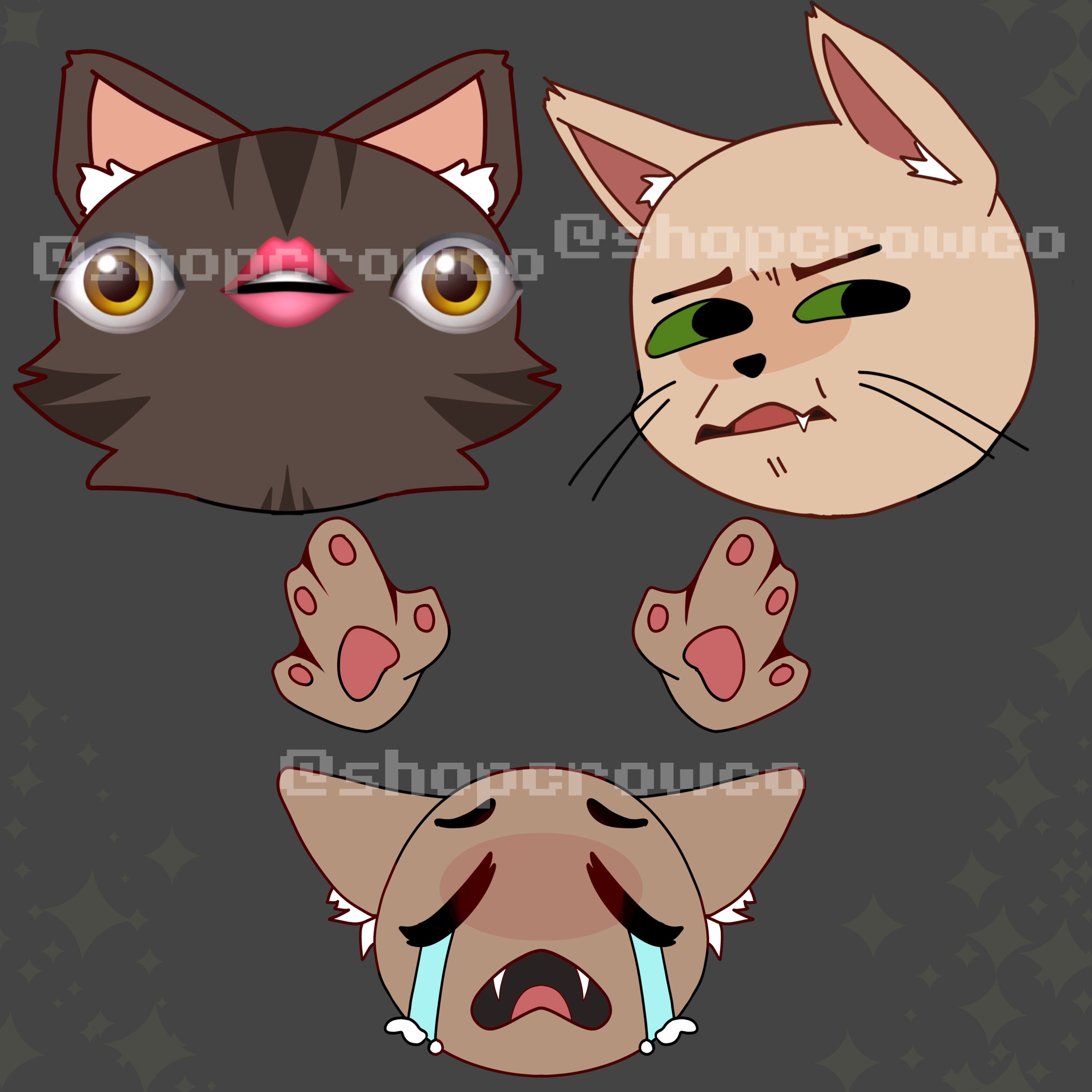 Discord Cat Emote / Emote Set Set of 3 Discord Emojis / Funny -  Sweden