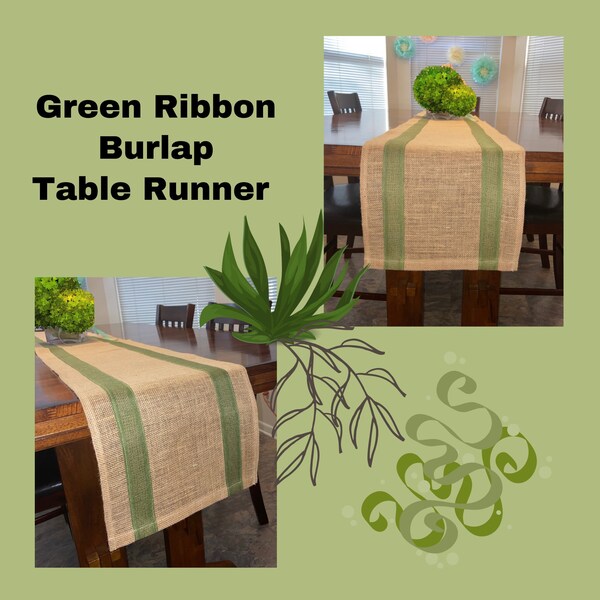 Burlap Table Runners Etsy