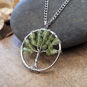 Sterling Silber BAUM DES LEBENS Halskette • Kleine Halskette Baum des Lebens • Sterling Silber Halskette • Zierliche Sterling Silber Halskette