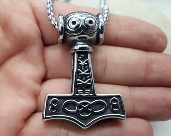 Thorshammer Halskette. Thorshammer Anhänger - Thorshammer für Männer - Thorshammer Geschenk für Ihn - Thorshammer Anhänger - Thorshammer Anhänger - Thorshammer für Männer
