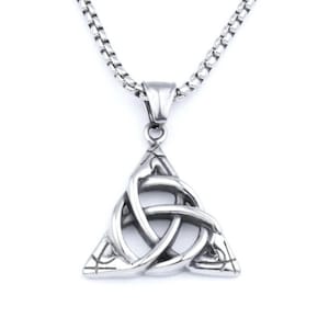 Celtic Trinity Knot Pendant Necklace, Celtic Jewelry set, Trinity Pendant knots, Irish Knot, Trinity Knots Charm, Trinity Necklace for Women