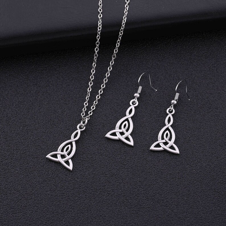 Trinity Knot Earrings. Irish Studs Sterling Silver Trinity Earrings ...