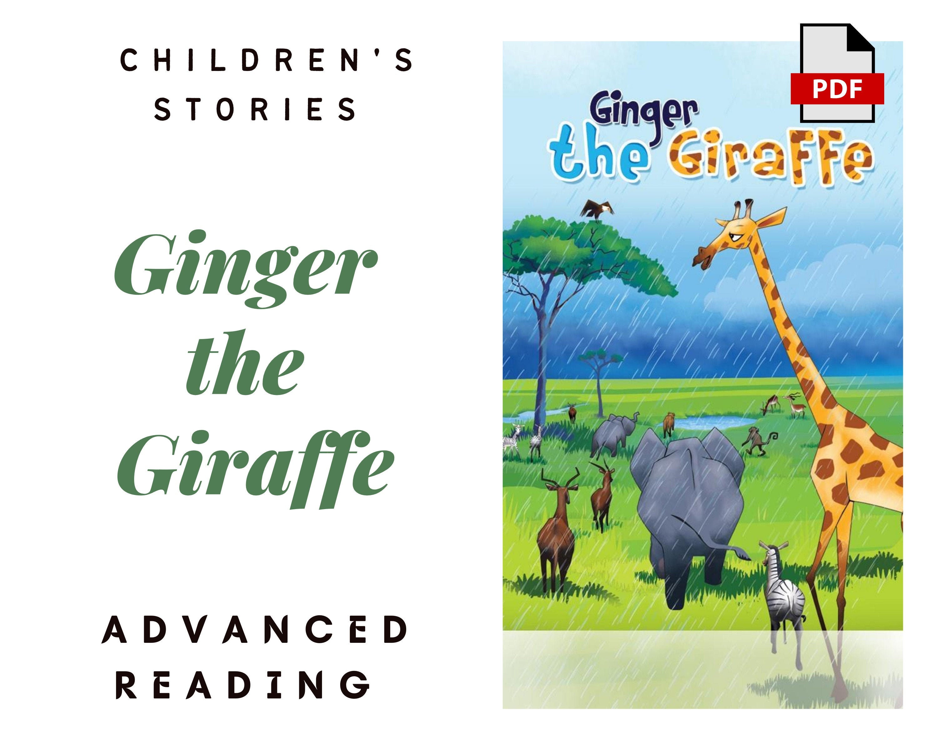 Ginger the Giraffe Children's English Story Book | Etsy
