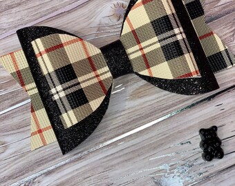 burberry baby hair bow