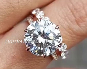 Dudee Trendy Big Stone Austrian Zircon Ring cz engagement ring old fashion rings 
