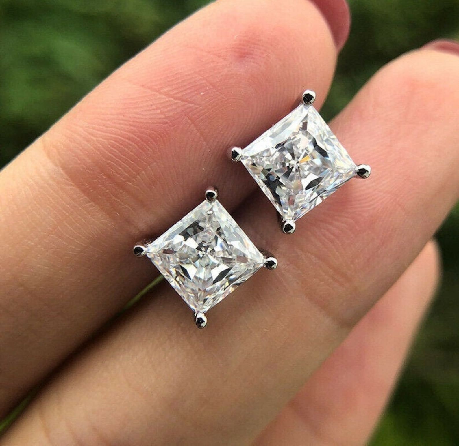 Anello Uomo Argento 925 Con Diamanti Lab-grown 3 Carati Taglio Baguette E Rotondo