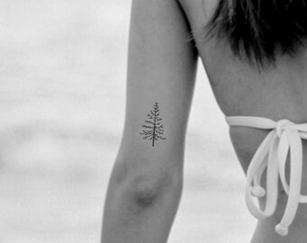 Pine Tree Tattoo Etsy Pine Tree Tattoo Etsy