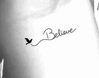 Believe Tattoo Design by Denise A Wells  Believe Tattoo De  Flickr