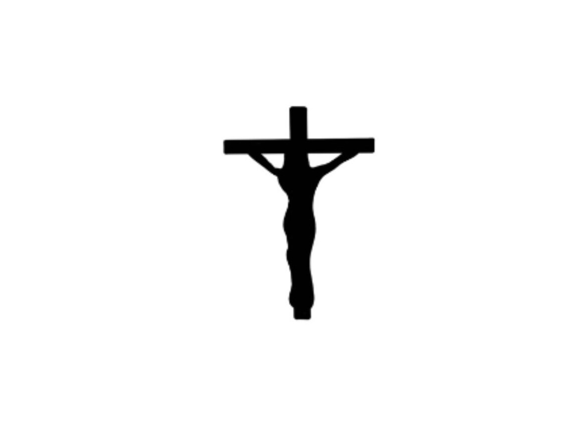 Cross Jesus Crucifix Temporary Tattoo - Etsy