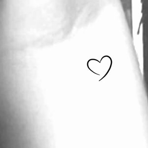 Small Heart Temporary Tattoo