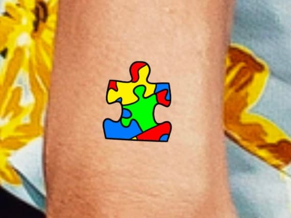 Arm Puzzle 3d Tattoo von Tattoo Power